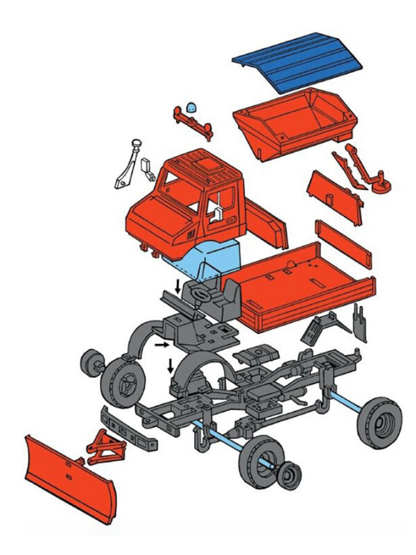 MS 18 Mercedes Unimog 1:48 Komunal